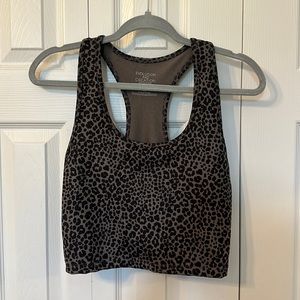 Cropped workout tank